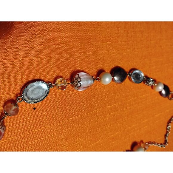 Unbranded Vintage beaded necklace 26"    J-3 - Picture 10 of 11